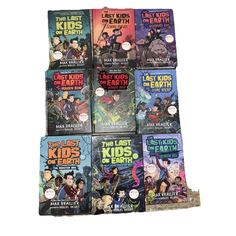 The Last Kids On Earth Max Brallier #1- 7 Hardcover Book Set